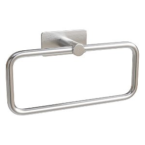 Porta Toalha Argola Delia Inox Escovado Italy Line
