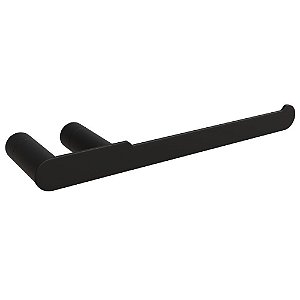 Toalheiro Porta Toalha Slim Solano Black Italy Line