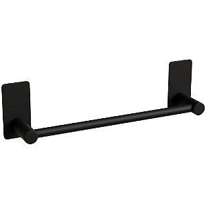 Porta Toalha Delia 300 mm Aço Inox Black Italy Line