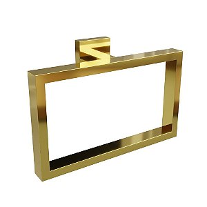 Toalheiro Argola Eterna Gold Italy Line