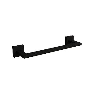 Porta Toalha Eterna 300mm Black Italy Line