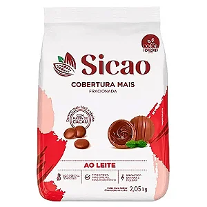 Cobertura Mais sabor chocolate ao Leite fracionado - Gotas 2,05kg SICAO