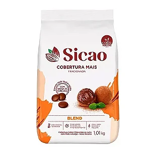 Cobertura Mais Sabor Chocolate Blend Fracionado - Gotas 1,01KG SICAO