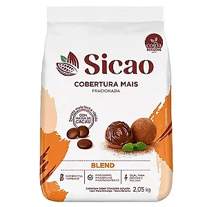 Cobertura Mais sabor chocolate Blend Fracionado Gotas 2,05kg - SICAO