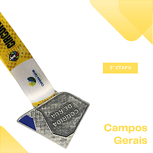 Medalha 3ª Etapa - Circuito Sul Mineiro de Corrida de Rua
