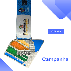 Medalha 4ª Etapa - Circuito Sul Mineiro de Corrida de Rua