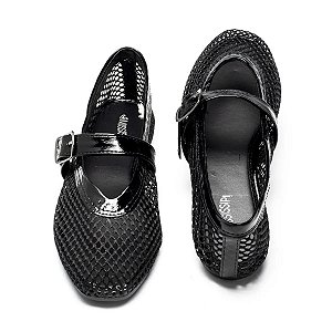SAPATILHA MISSISSIPI MF051 PRETO TELA JUNES
