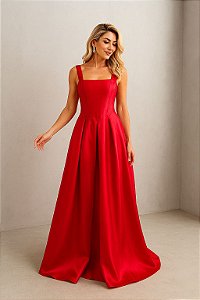 VESTIDO PRAELA REF0304601002 VERMELHO ZIBELINE