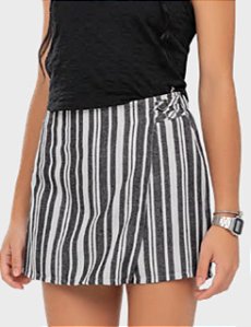 SHORTS SAIA LECIMAR EM LINHO REF1601233