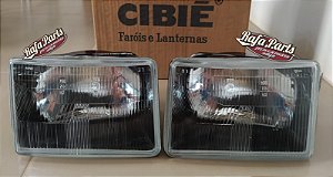 Par Farol Cibié Assimétrico - Fiat 147 Frente Europa