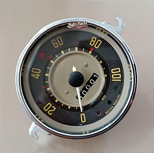 Velocímetro Semi Novo Original Vdo VW - Kombi 1200 Até 67 (Marrom)
