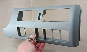 Moldura Painel Central Cinza Claro Original VW - Gol G3 00/05