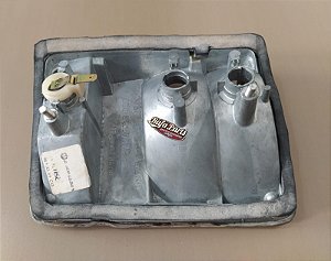 Carcaça Lanterna Traseira Lado Direito Original GM - Marajó/Chevy 500 (Cinza)
