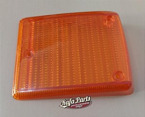 Lente Lanterna Pisca/Seta Polimatic C/ Logo VW Lado Esquerdo - Kombi Clipper
