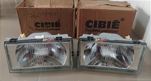 Par Farol 26 CM Cibié Bi-iodo Cavalinho - Gol Gts/Gti 87/90/Voyage