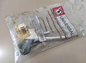 Maçaneta Porta C/ Chave Cromada Universal - Kombi Clipper
