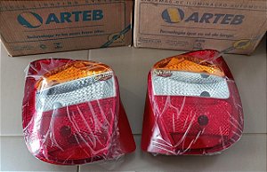 Par Lanterna Traseira Original Arteb - Fiat Palio 01/04