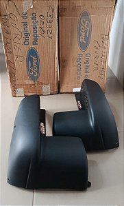 Par Polaina Para-choque Traseiro Original Ford - Courier