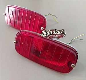 Par Lanterna Traseira Bianco Savino S/ Aro - GM C10, C14, C15 e D10