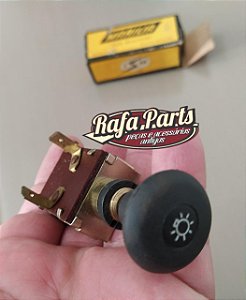 Botão Interruptor Farol - Ford F100/F1000/F4000 (1 Estágio)