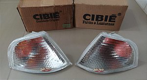 Par Lanterna Pisca/Seta Cibié Cristal - Monza 91/96 Tubarão