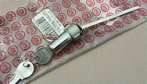 Cilindro Chave Cromado Porta Externo Morcego - Opala 71/83 2P