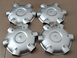 Jogo 4 Calota Centro Roda Original VW - Logus Wolfsburg 95