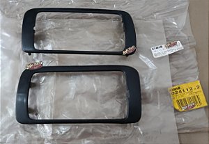 Par Aro Moldura Farol Milha Original Cibié Preto - Santana 91/97