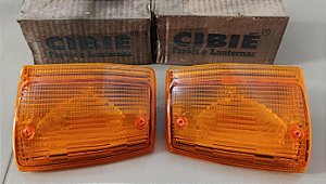Par Lanterna Seta/Pisca Âmbar Cibié - Fiat Uno 84/90/Prêmio/Fiorino
