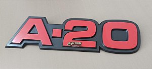 UM (1) Emblema A-20 Vermelho Original GM 93/96