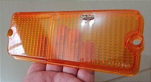 Lente Lanterna Seta/Pisca Lado Esquerdo Carto - Fiat 147 (Âmbar)