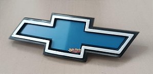 Emblema Grade Dianteira Gravatinha Original GM - Chevy 500 Azul