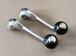 Par Manivela Vidro Original Arteb Usado Preto - Belcar/Vemaguet