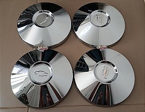 Jogo 4 Calota Original GM - Opala 69/74 (Modelo Vulcão Cromado)