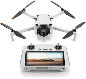 DJI033 - Drone DJI Mini 3 DJI RC com tela Fly More Combo
