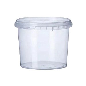 P180 - Pote Plástico Redondo Com Lacre 180 ml - 100 unidades