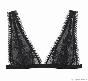 Intimissimi com tule leve e transparente sem aros com elástico