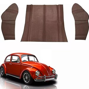 Forração Fusca chiqueirinho em carrapatinho MARROM padrão vw