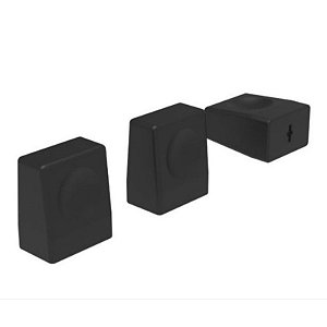 Botões painel Opala Caravan controle ar forçado painel 3 peças preto
