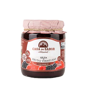 Geleia de Frutas Vermelhas, 290g - Casa do Sabor