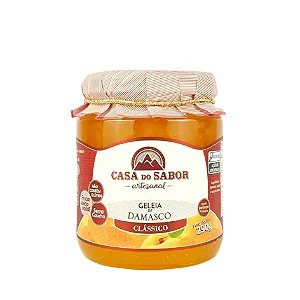 Geleia de Damasco, 290g - Casa do Sabor