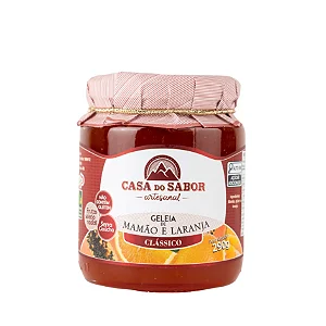 Geleia de Mamão com Laranja, 290g - Casa do Sabor