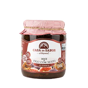 Geleia de Figo com Nozes, 290g - Casa do Sabor