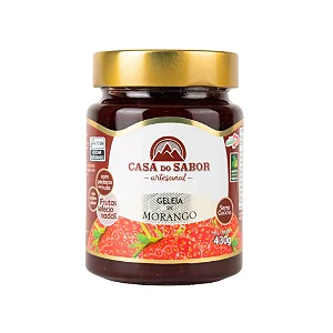 Geleia de Morango, 430g - Casa do Sabor