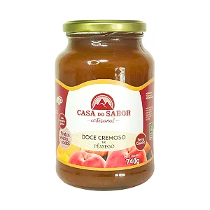 Geleia de Pêssego, 740g - Casa do Sabor