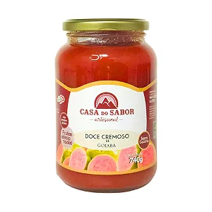 Geleia de Goiaba, 740g - Casa do Sabor