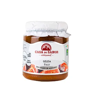 Geleia de Figo, Sem Adição de Açúcar, 260g - Casa do Sabor