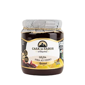 Geleia de Pera ao Vinho, Gourmet, 290g - Casa do Sabor