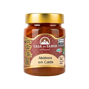 Abóbora em Calda, 200g - Casa do Sabor