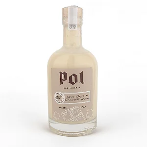 Licor Creme de Chocolate Branco, 375ml - Cachaçaria Pol